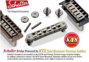 [Schaller] KTSチタン･サドル搭載 ブリッジ＆トレモロ